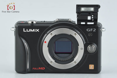 [Used] Panasonic LUMIX DMC-GF2 Esprit Black + G VARIO 14-42mm f/3.5-5.6 ASPH. MEGA O.I.S. H-FS014042, Low Shutter Count