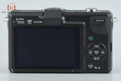[Used] Panasonic LUMIX DMC-GF2 Esprit Black + G VARIO 14-42mm f/3.5-5.6 ASPH. MEGA O.I.S. H-FS014042, Low Shutter Count
