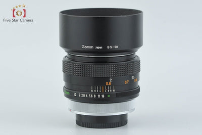 【中古】Canon キヤノン FD 55mm f/1.2