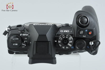 [Used] OLYMPUS Olympus OM-D E-M1 Mark II Black Mirrorless Interchangeable Lens Camera, Low Shutter Count