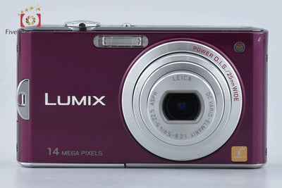 [Used] Panasonic LUMIX DMC-FX66 Violet Compact Digital Camera with Original Box