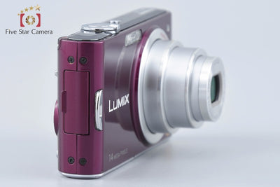 [Used] Panasonic LUMIX DMC-FX66 Violet Compact Digital Camera with Original Box