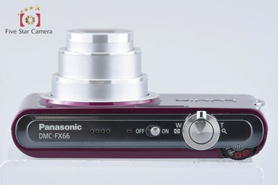 [Used] Panasonic LUMIX DMC-FX66 Violet Compact Digital Camera with Original Box