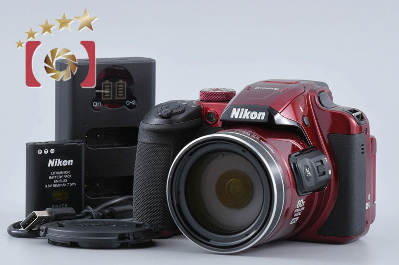 [Used] Nikon COOLPIX B700 Red Compact Digital Camera