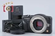 【中古】Panasonic パナソニック LUMIX DMC-GF3 エスプリブラック ミラーレス一眼カメラ シャッター回数僅少