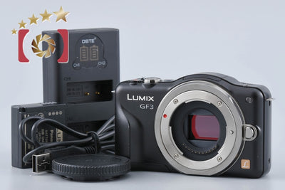 【中古】Panasonic パナソニック LUMIX DMC-GF3 エスプリブラック ミラーレス一眼カメラ シャッター回数僅少