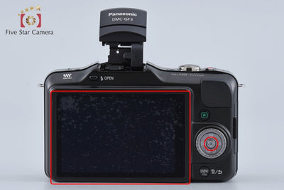 【中古】Panasonic パナソニック LUMIX DMC-GF3 エスプリブラック ミラーレス一眼カメラ シャッター回数僅少
