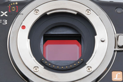 【中古】Panasonic パナソニック LUMIX DMC-GF3 エスプリブラック ミラーレス一眼カメラ シャッター回数僅少