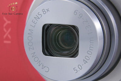 [Used] Canon IXY 150 Red Compact Digital Camera