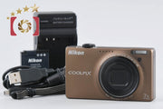 [Used] Nikon COOLPIX S6000 Soft Brown Compact Digital Camera