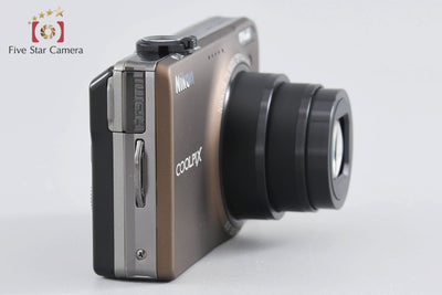 [Used] Nikon COOLPIX S6000 Soft Brown Compact Digital Camera