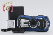 【中古】RICOH リコー WG-40W ブルー コンパクトデジタルカメラ シャッター回数僅少