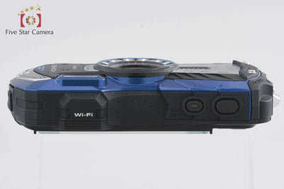 【中古】RICOH リコー WG-40W ブルー コンパクトデジタルカメラ シャッター回数僅少