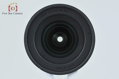 [Used] SIGMA 16mm f/1.4 DC DN Contemporary for Fujifilm X Mount with original box