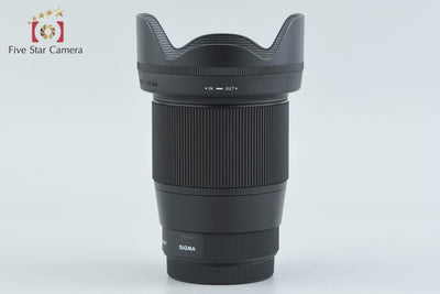 [Used] SIGMA 16mm f/1.4 DC DN Contemporary for Fujifilm X Mount with original box