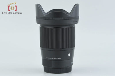 [Used] SIGMA 16mm f/1.4 DC DN Contemporary for Fujifilm X Mount with original box