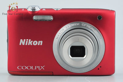 [Used] Nikon COOLPIX S2900 Red Compact Digital Camera