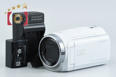 [Used] SONY Sony Handycam HDR-CX680 White Digital Video Camera Multi-language support