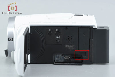 [Used] SONY Sony Handycam HDR-CX680 White Digital Video Camera Multi-language support