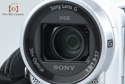[Used] SONY Sony Handycam HDR-CX680 White Digital Video Camera Multi-language support