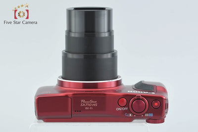 [Used] Canon PowerShot SX710 HS Red Compact Digital Camera