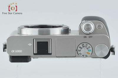 【中古】SONY ソニー α6000 ILCE-6000 シルバー ミラーレス一眼カメラ 多言語対応