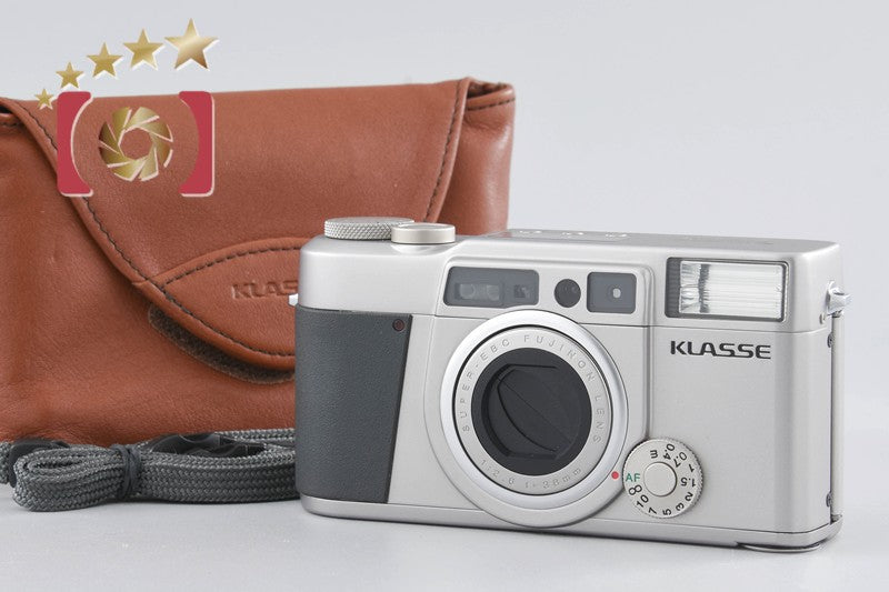 【中古】FUJIFILM 富士フイルム KLASSE シルバー コンパクトフィルムカメラ