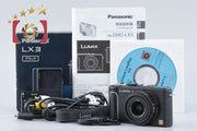 [Used] Panasonic LUMIX DMC-LX3 Black Compact Digital Camera with Original Box