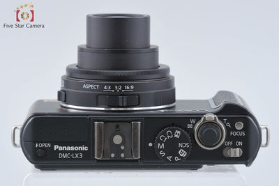 [Used] Panasonic LUMIX DMC-LX3 Black Compact Digital Camera with Original Box