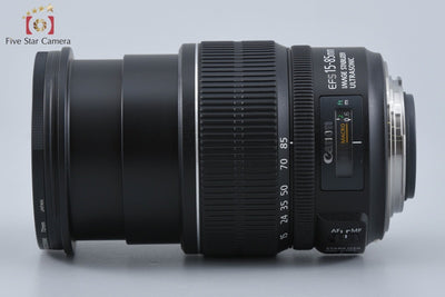 【中古】Canon キヤノン EF-S 15-85mm f/3.5-5.6 IS USM