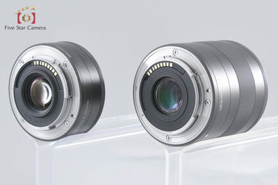 [Used] Canon EOS M Double Lens Kit Black with Original Box