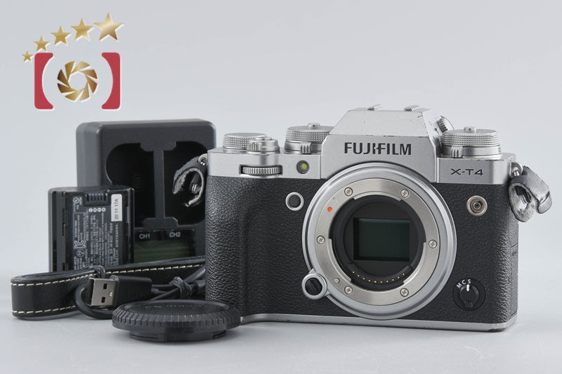 富士フイルム FUJIFILM X-T4ボディ シルバー X-T4-S Amazon.com : Fujifilm X-T4 Mirrorless Camera Body - Silver