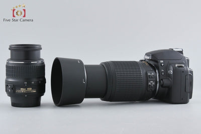 [Used] Nikon D40x Double Zoom Kit II Black, Low Shutter Count