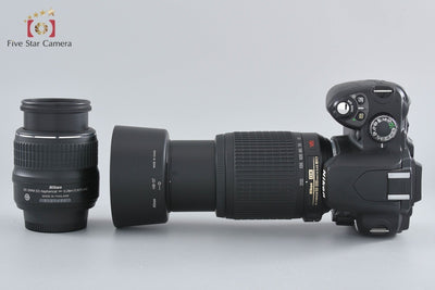 [Used] Nikon D40x Double Zoom Kit II Black, Low Shutter Count