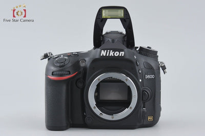 【中古】Nikon ニコン D600 デジタル一眼レフカメラ シャッター回数僅少
