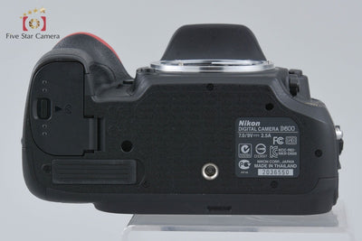 【中古】Nikon ニコン D600 デジタル一眼レフカメラ シャッター回数僅少