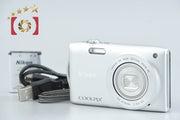 [Used] Nikon COOLPIX S3300 Crystal Silver Compact Digital Camera