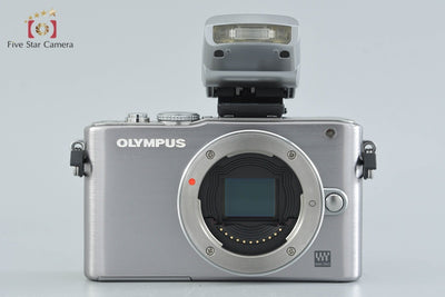 Used: OLYMPUS PEN Lite E-PL3 Double Zoom Lens Kit Silver