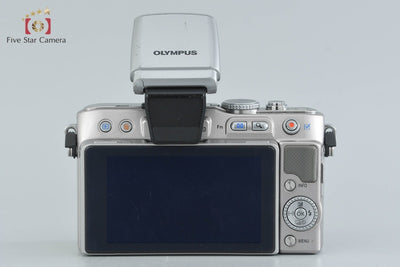 Used: OLYMPUS PEN Lite E-PL3 Double Zoom Lens Kit Silver