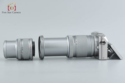 Used: OLYMPUS PEN Lite E-PL3 Double Zoom Lens Kit Silver