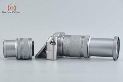 Used: OLYMPUS PEN Lite E-PL3 Double Zoom Lens Kit Silver