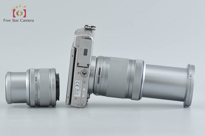 Used: OLYMPUS PEN Lite E-PL3 Double Zoom Lens Kit Silver