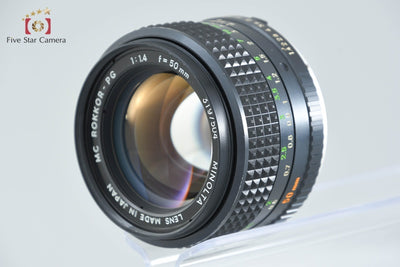 [Used] MINOLTA Minolta MC ROKKOR-PG 50mm f/1.4