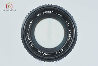 [Used] MINOLTA Minolta MC ROKKOR-PG 50mm f/1.4