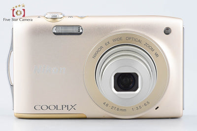 【中古】Nikon ニコン COOLPIX S3300 スイートゴールド コンパクトデジタルカメラ