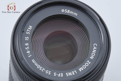 [Used] Canon EF-S 55-250mm f/4-5.6 IS STM