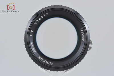[Used] Nikon Ai-S NIKKOR 85mm f/2