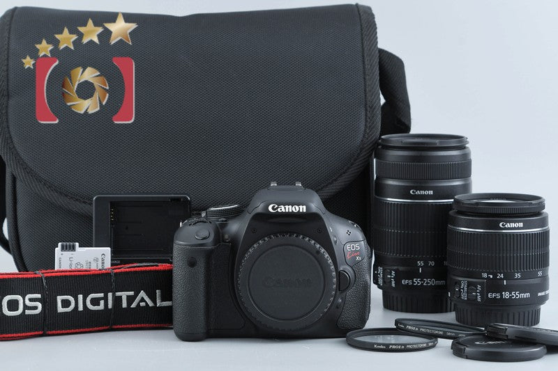 【Used】Canon EOS Kiss X5 Double Zoom Lens Kit, Low Shutter Count