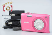 [Used] Nikon COOLPIX S3300 Strawberry Pink Compact Digital Camera