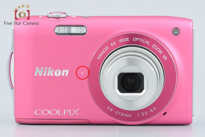 [Used] Nikon COOLPIX S3300 Strawberry Pink Compact Digital Camera